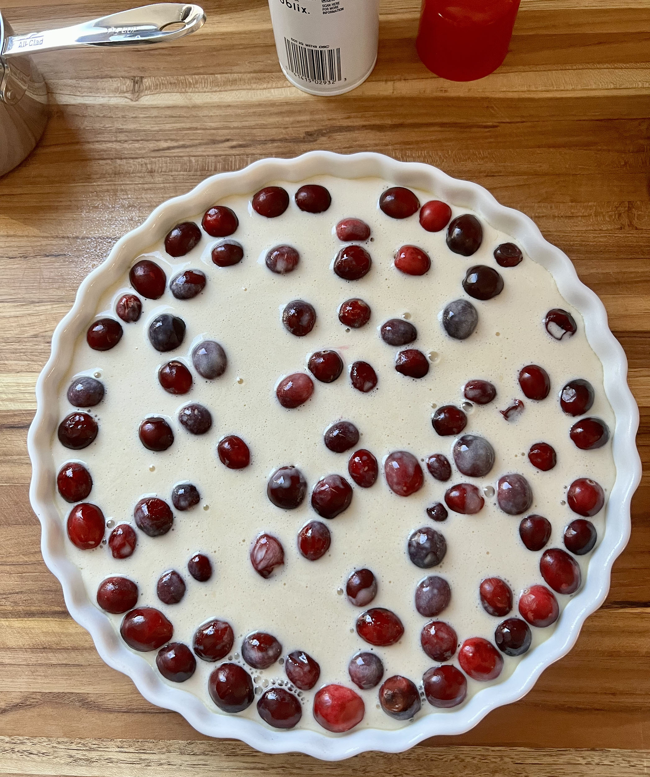 Cranberry Clafoutis » Djalali Cooks