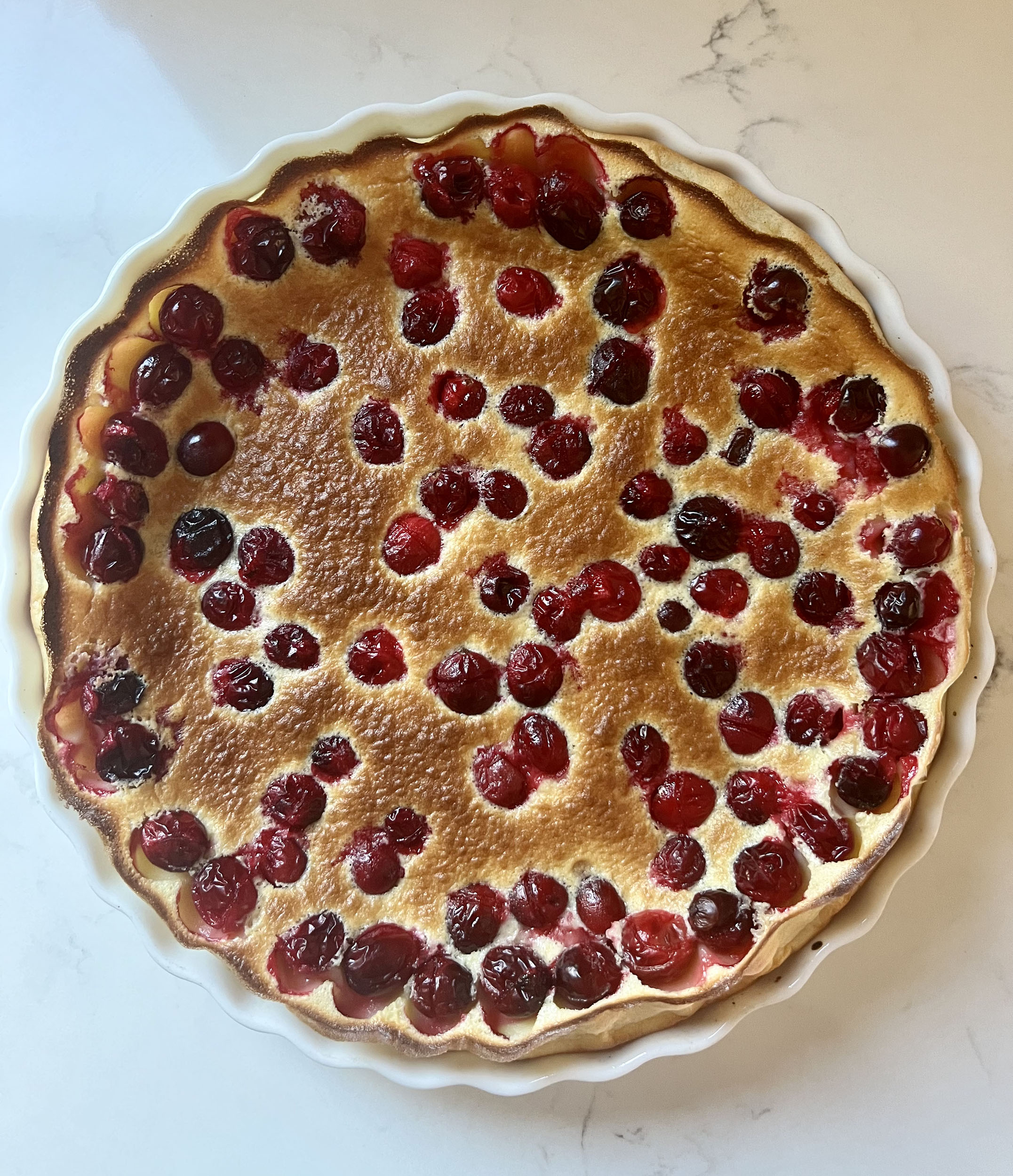 Cranberry Clafoutis » Djalali Cooks