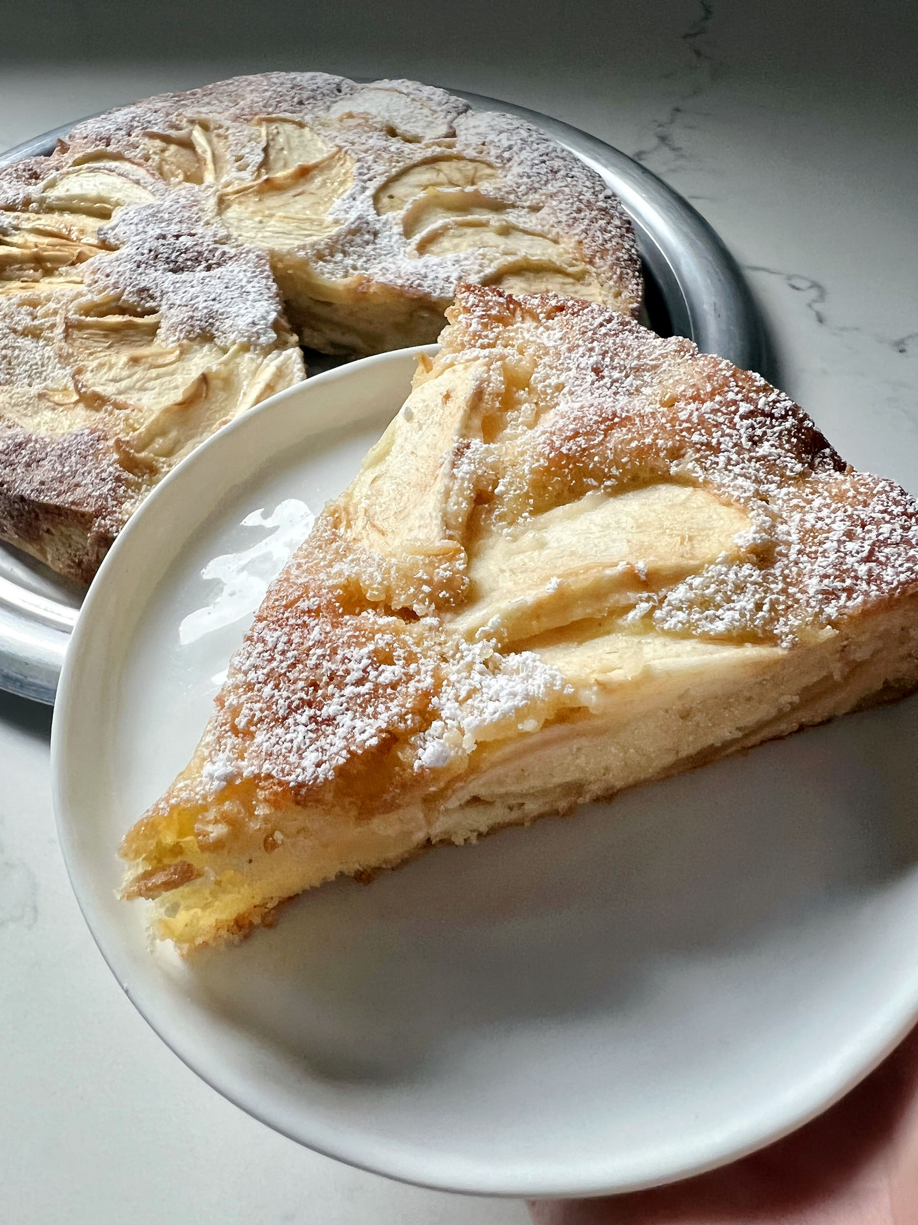 Italian Pear Almond Cake - Seasons and Suppers