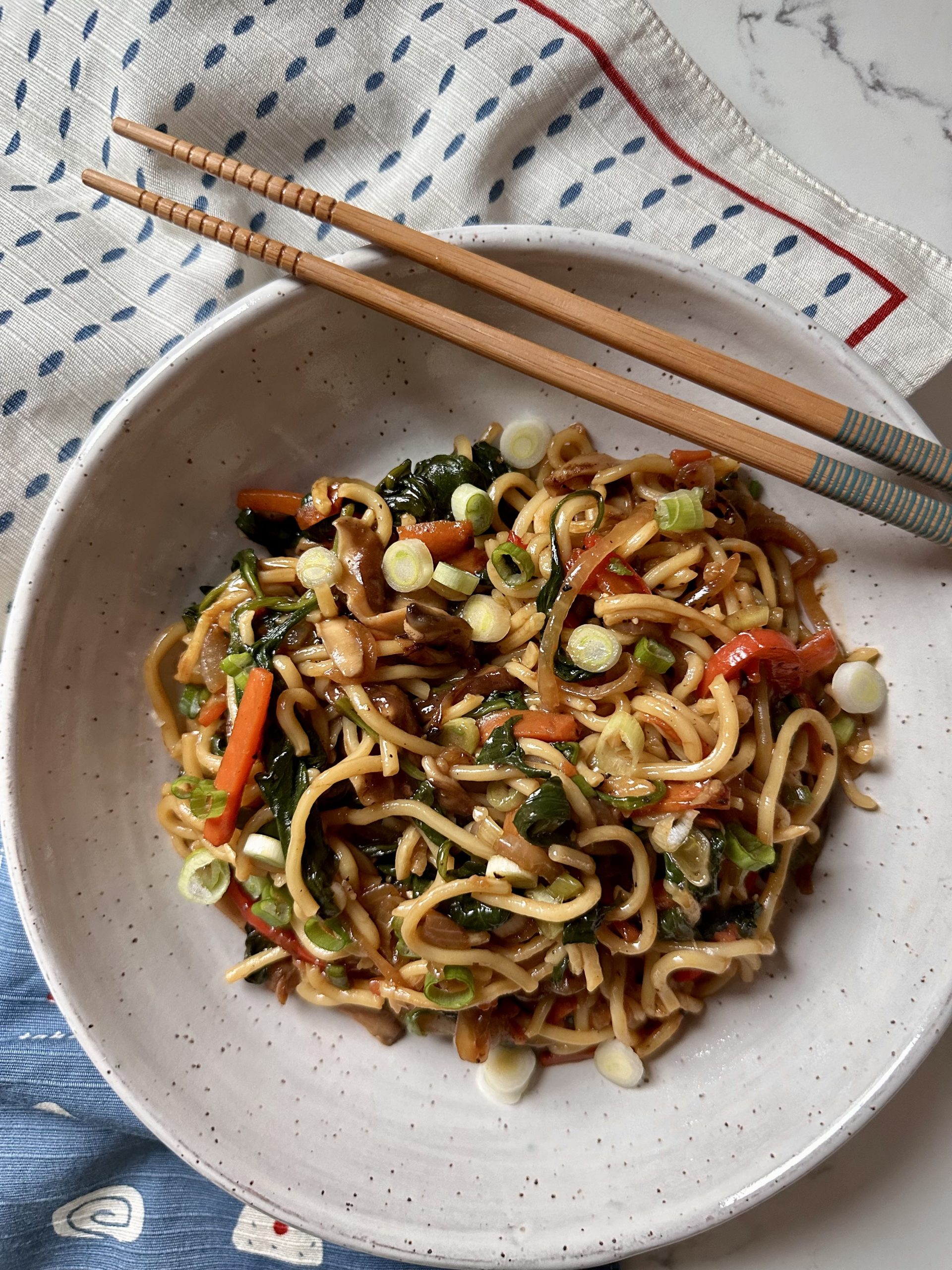 Vegetable Yakisoba » Djalali Cooks